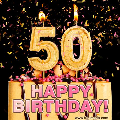 See 50th birthday stock video clips. . Happy 50th birthday gif